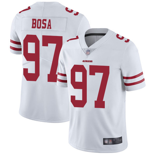San Francisco 49ers Limited White Men Nick Bosa Road NFL Jersey 97 Vapor Untouchable